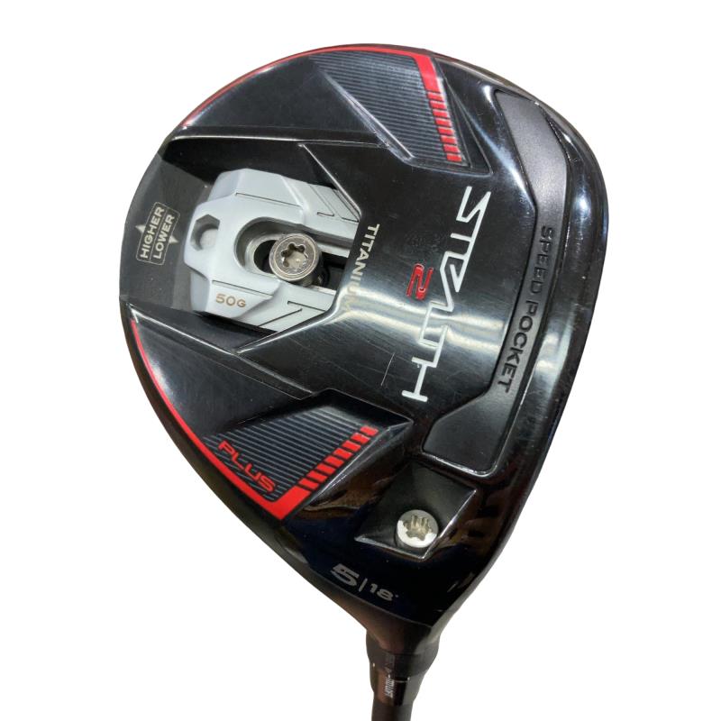 【中古】 テーラーメイド STEALTH2 PLUS 5W フェアウェイウッド FW リシャフト (フレックスその他) メンズ 男性用 右利き 右用 Cランク ゴルフクラブ