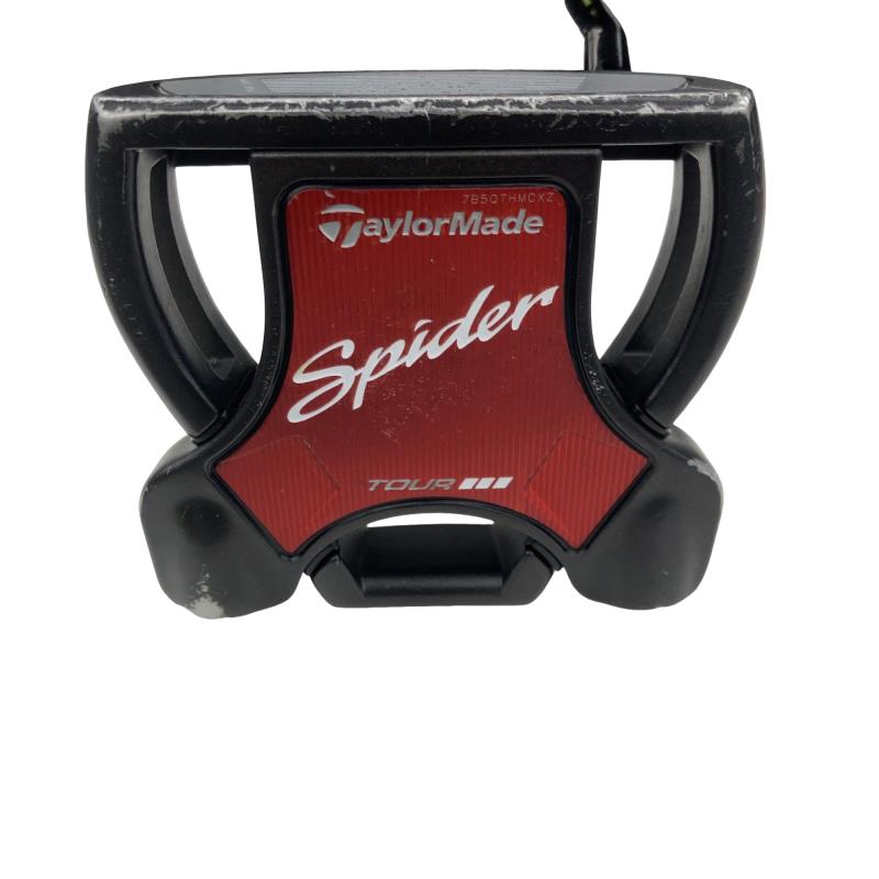 【中古】 仕立て屋お手伝いさん Spider Tour BLACK(敷き地生産ライン) ダブルベンド 33in パター PT スチール写真 (フレックス余分の物) メンズ 成人男性用 右利き 右用 C価値づける ゴルフ野球クラブ