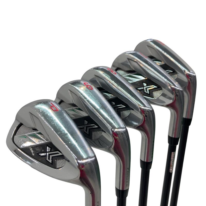 【中古】 ダンロップ XXIO(2022) eks 5S アイアンセット IR Miyazaki AX-2(IR) (フレックスS) メンズ 男性用 右利き 右用 Cランク ゴルフクラブ