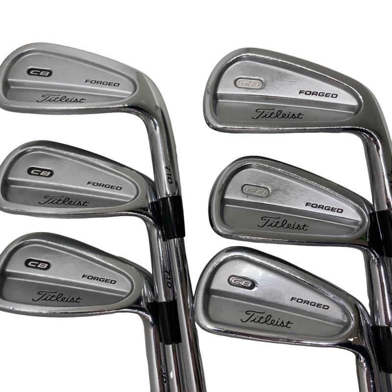 【中古】 タイトリスト Titleist CB 710 6S アイアン書き割り IR Dynamic Gold (フレックスS) メンズ 成人男性用 右利き 右用 C位置づける ゴルフ野球クラブ