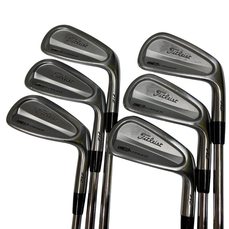 【中古】 タイトリスト Titleist CB 712 6S アイアン書き割り IR 完全無欠特注立て坑 (フレックスS) メンズ 成人男性用 右利き 右用 C序列付ける ゴルフ野球クラブ