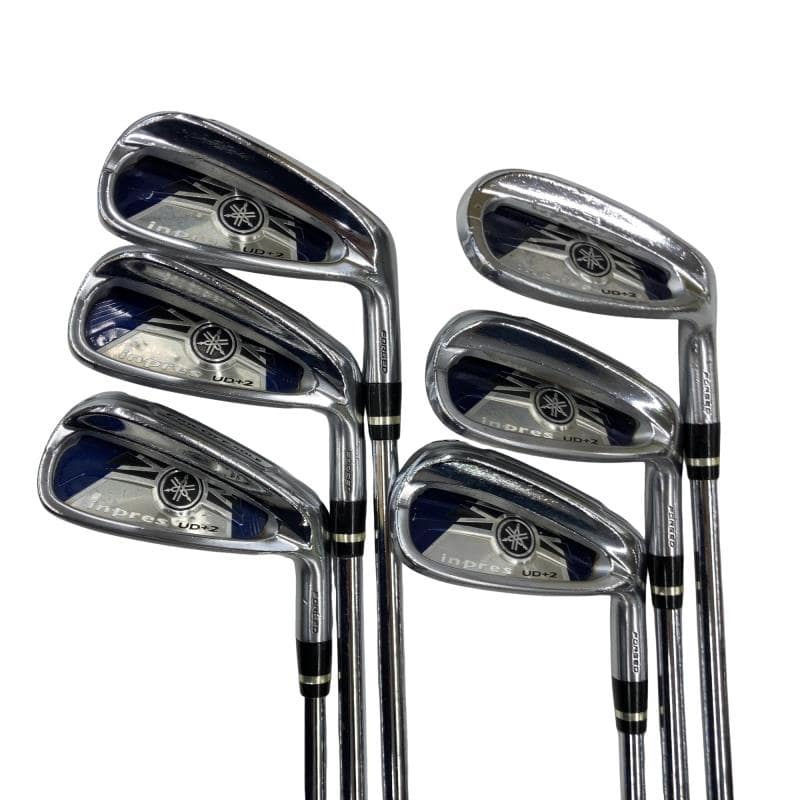 【中古】 ヤマハ inpres UD+2 6S アイアン仕掛ける IR NS PRO ZELOS 7 (フレックスR) メンズ 成人男性用 右利き 右用 D序列付ける ゴルフ野球クラブ