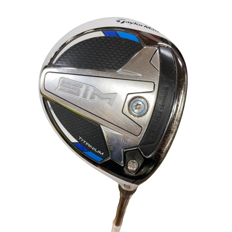 【中古】 テーラーメイド SIM 5W フェアウェイウッド FW 純正特注シャフト (フレックスS) メンズ 男性用 右利き 右用 Dランク ゴルフクラブ