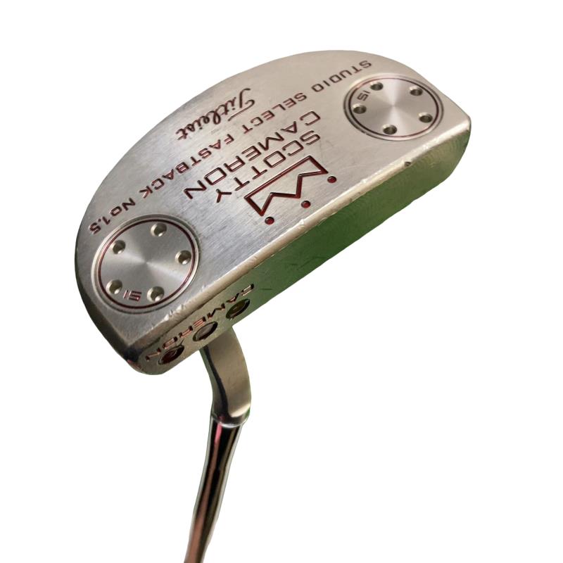 【中古】 タイトリスト SCOTTY CAMERON STUDIO SELECT FASTBACK 1.5 34インチ パター PT スチール (フレックスその他) メンズ 男性用 右利き 右用 Cランク ゴルフクラブ