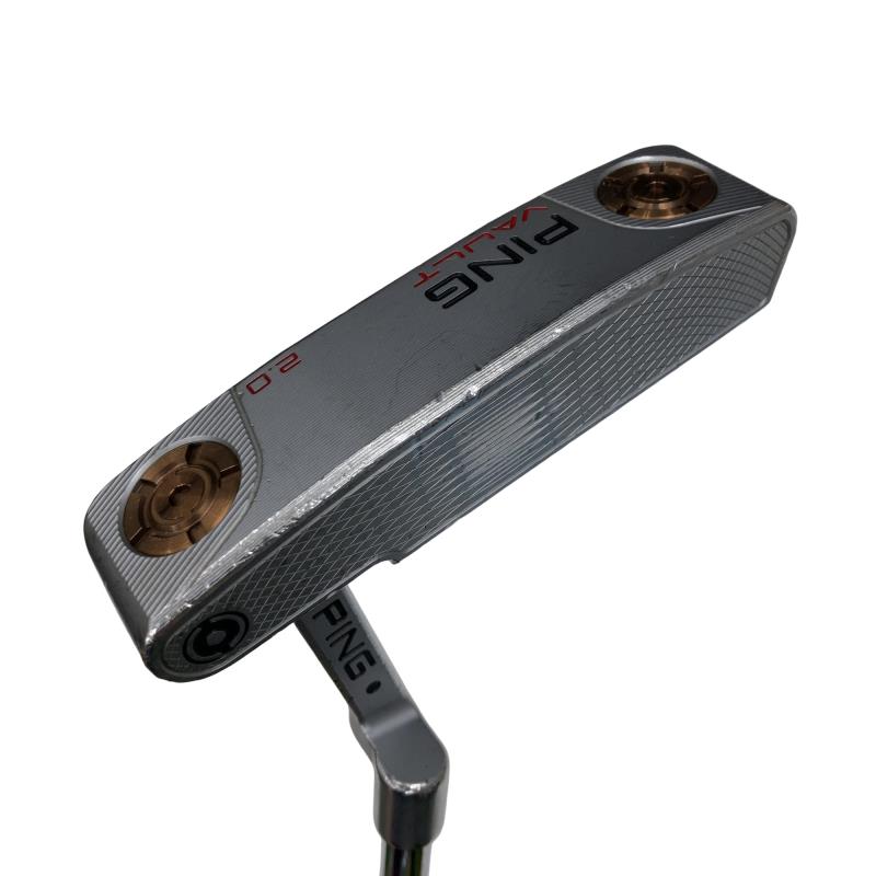 【中古】 ピン VAULT 2.0 DALE ANSER プラチナム(350g) 34in(PP58手持ち部分) パター PT スチール写真 (フレックス余分の物) メンズ 成人男性用 右利き 右用 D序列付ける ゴルフ野球クラブ