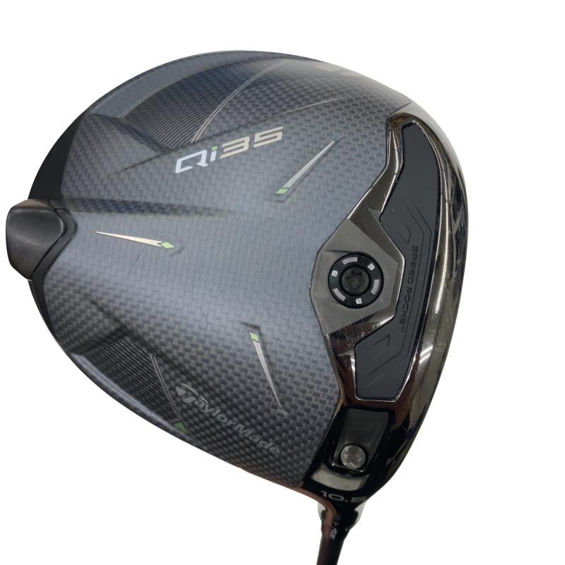 【中古】 テーラーメイド Qi35 10.5° ドライバー DR リシャフト (フレックスその他) メンズ 男性用 右利き 右用 Cランク ゴルフクラブ