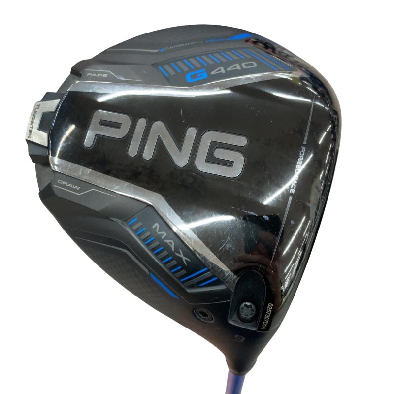 【中古】 ピン G440 MAX  9° １番ウッド DR ALTA J CB BLUE(DR) (フレックスSR) メンズ 成人男性用 右利き 右用 C序列付ける ゴルフ野球クラブ