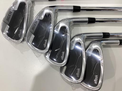 【中古】 JIGEN JIGEN eRook 6S アイアンセット IR 純正特注シャフト (フレックスS) メンズ 男性用 右利き 右用 Bランク ゴルフクラブ
