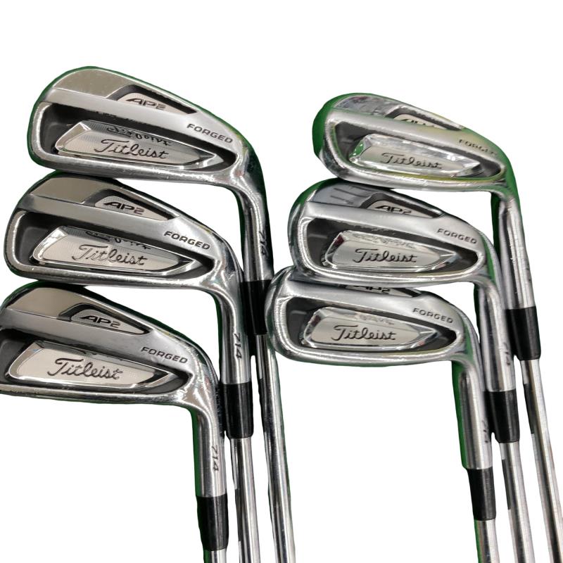 【中古】 タイトリスト Titleist AP2 714 6S アイアン仕掛ける IR Dynamic Gold (フレックスS) メンズ 成人男性用 右利き 右用 C価値づける ゴルフ野球クラブ