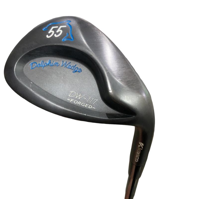 【中古】 キャスコ Dolphin wedge DW-117 FORGED 55° ウェッジ WG KBS Hi-REV 2.0 (フレックスS) メンズ 成人男性用 右利き 右用 C位置づける ゴルフ野球クラブ