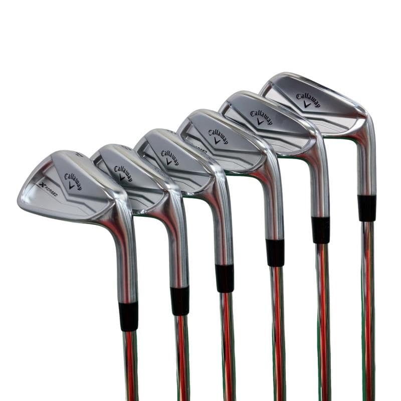 【中古】 キャロウェイ X FORGED(2024) 6S アイアンセット IR Dynamic Gold MID 115 (フレックスS) メンズ 男性用 右利き 右用 Bランク ゴルフクラブ