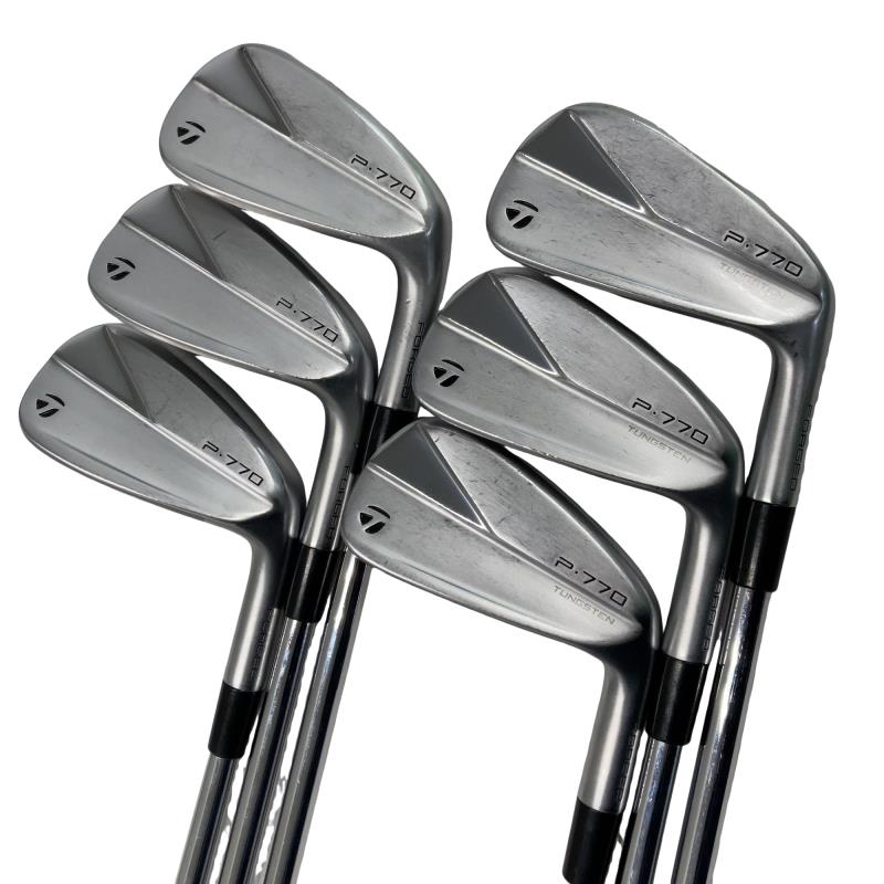 【中古】 仕立て屋お手伝いさん Taylor Made P・770(2023) 6S アイアン仕掛ける IR 完全無欠特注立て坑 (フレックスS) メンズ 成人男性用 右利き 右用 C価値づける ゴルフ野球クラブ