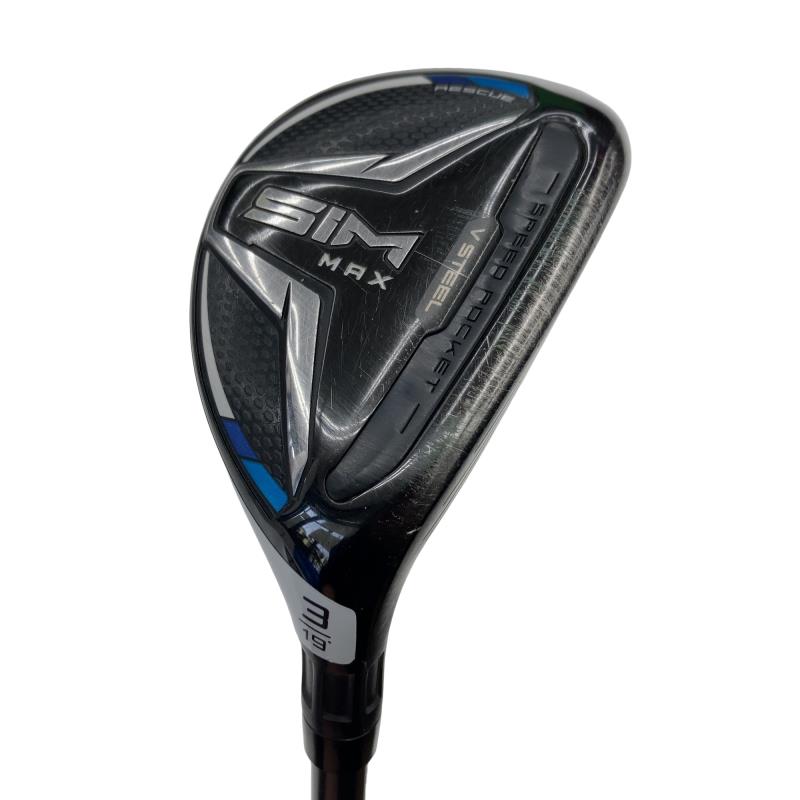 【中古】 テーラーメイド SIM MAX U3 ユーティリティ UT TENSEI BLUE TM60(UT) (フレックスR) メンズ 男性用 右利き 右用 Cランク ゴルフクラブ