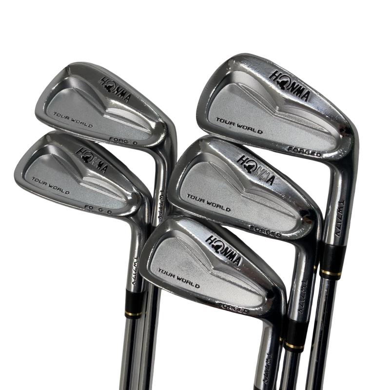 【中古】 本間ゴルフ TOUR WORLD TW717V FORGED 6S アイアンセット IR 純正特注シャフト (フレックスその他) メンズ 男性用 右利き 右用 Dランク ゴルフクラブ