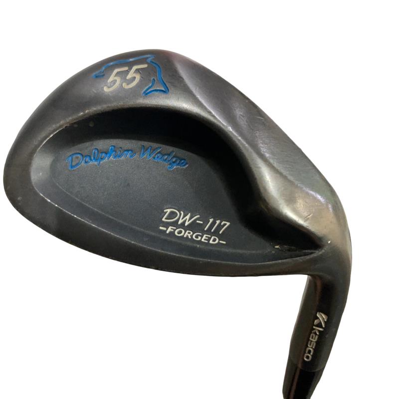 【中古】 キャスコ Dolphin wedge DW-117 FORGED 55° ウェッジ WG KBS TOUR 90 (フレックスS) メンズ 成人男性用 右利き 右用 C位置づける ゴルフ野球クラブ