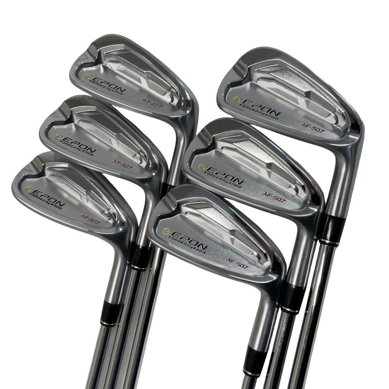【中古】 エポンゴルフ株式会社 EPON AF-507 7S アイアン書き割り IR 純然たる特注矢がら (フレックスR) メンズ 成人男性用 右利き 右用 C位置づける ゴルフ野球クラブ