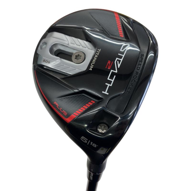 【中古】 テーラーメイド STEALTH2 PLUS 5W USA フェアウェイウッド FW 純正特注シャフト (フレックスS) メンズ 男性用 右利き 右用 Cランク ゴルフクラブ