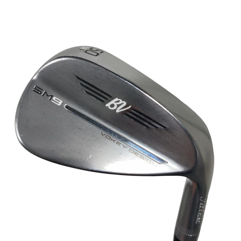 【中古】 タイトリスト VOKEY SPIN MILLED SM9 ツアークロム 50°/08°F ウェッジ WG Dynamic Gold (フレックスS) メンズ 男性用 右利き 右用 Cランク ゴルフクラブ