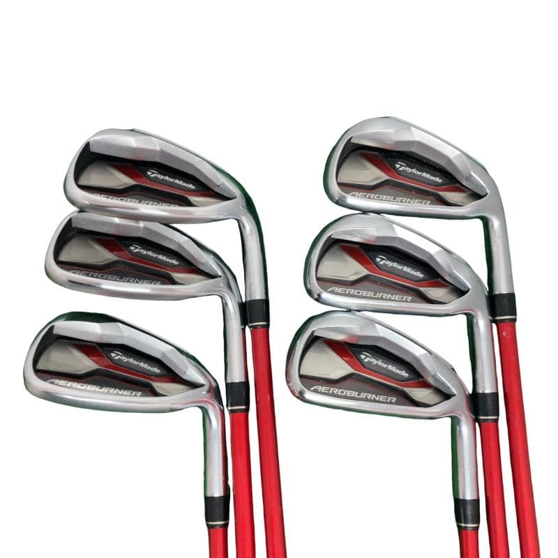 【中古】 仕立て屋お手伝いさん AERO BURNER 6S アイアン仕掛ける IR TM7-415 (フレックスS) メンズ 成人男性用 右利き 右用 C価値づける ゴルフ野球クラブ