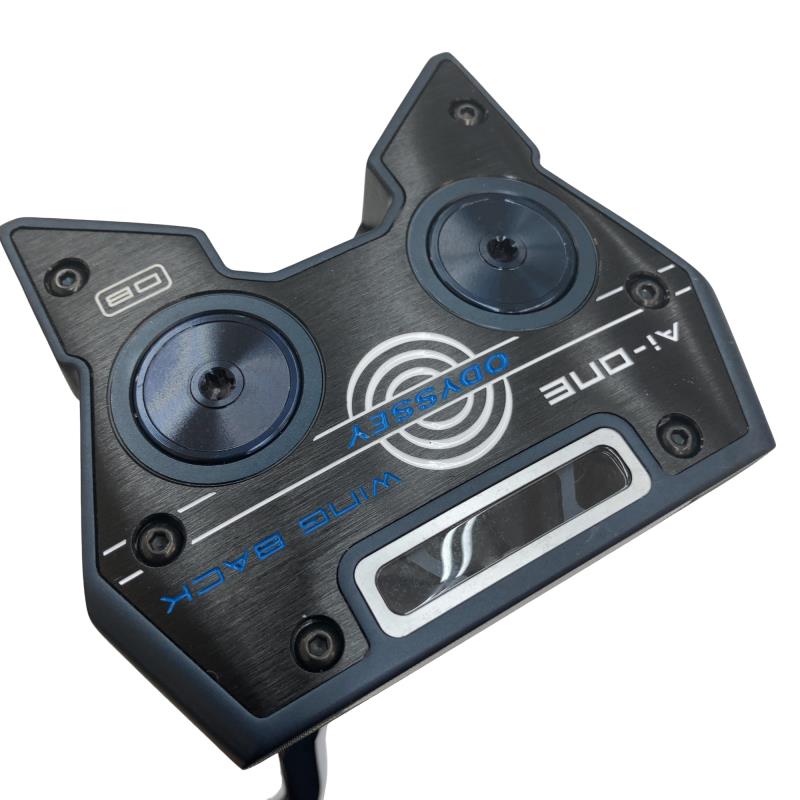 【中古】 オデッセイ Ai-ONE WING BACK DB 33in パター PT STROKE LAB 90 スチール写真 (フレックス余分の物) メンズ 成人男性用 右利き 右用 C序列付ける ゴルフ野球クラブ