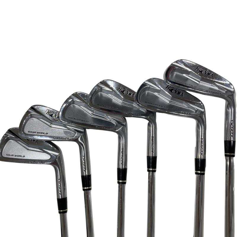 【中古】 本間ゴルフ TOUR WORLD TW727V FORGED 6S アイアンセット IR NS PRO MODUS3 TOUR120 (フレックスS) メンズ 男性用 右利き 右用 Cランク ゴルフクラブ