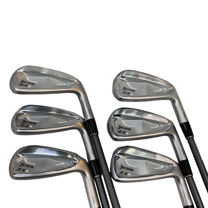 【中古】 ダンロップ SRIXON ZX4 Mk II 6S アイアンセット IR 純正特注シャフト (フレックスR) メンズ 男性用 右利き 右用 Cランク ゴルフクラブ