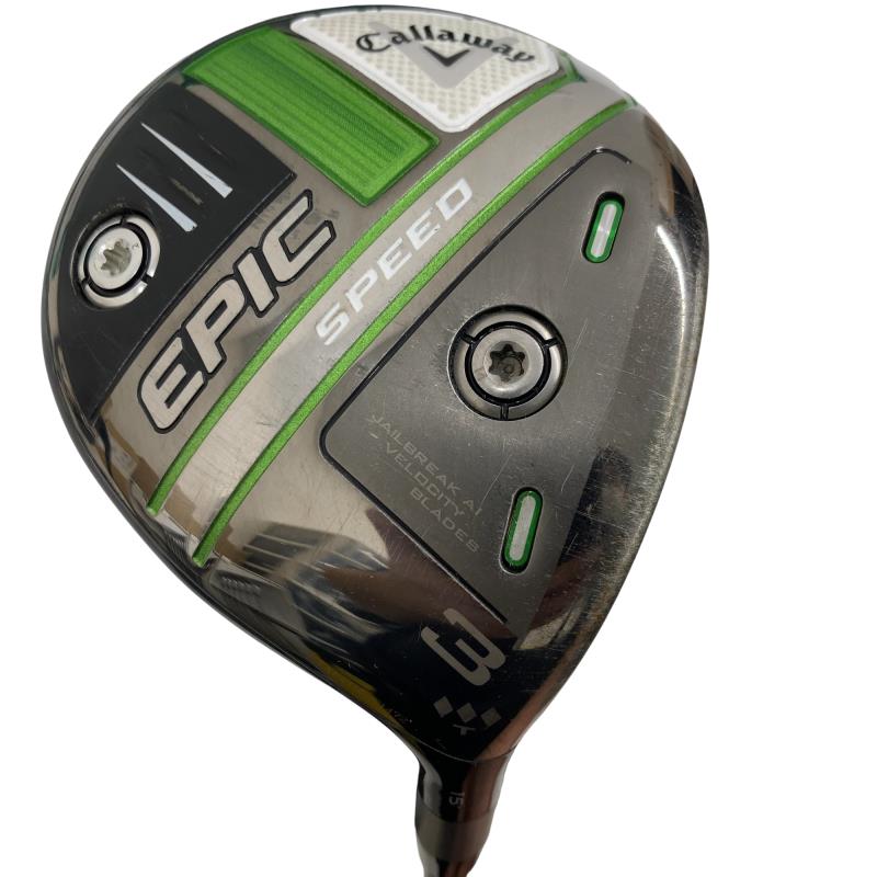 【中古】 キャロウェイ EPIC SPEED◆◆◆ T 3W フェアウェイウッド FW 完全無欠特注立て坑 (フレックスS) メンズ 成人男性用 右利き 右用 C序列付ける ゴルフ野球クラブ