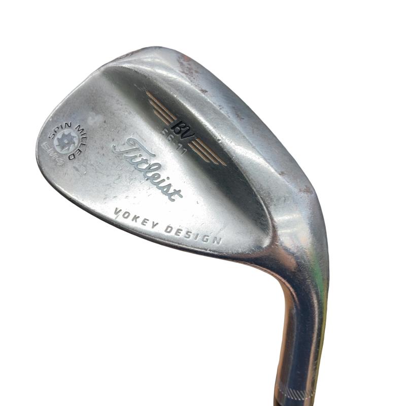 【中古】 タイトリスト VOKEY SPIN MILLED SM4 ツアークロム 56°/11° ウェッジ WG 純正特注シャフト (フレックスS) メンズ 男性用 右利き 右用 Dランク ゴルフクラブ