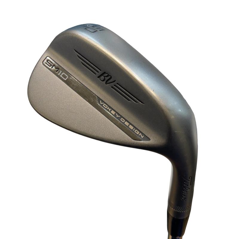 【中古】 タイトリスト VOKEY SPIN MILLED SM10 ニッケル 50°/12°F ウェッジ WG BV 105 (フレックスその他) メンズ 男性用 右利き 右用 Cランク ゴルフクラブ