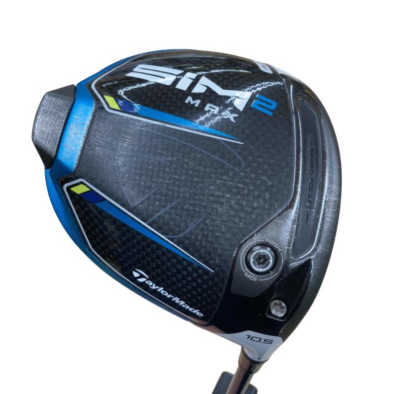 【中古】 テーラーメイド SIM2 MAX 10.5° ドライバー DR TENSEI BLUE TM50(SIM2 DR) (フレックスSR) メンズ 男性用 右利き 右用 Cランク ゴルフクラブ