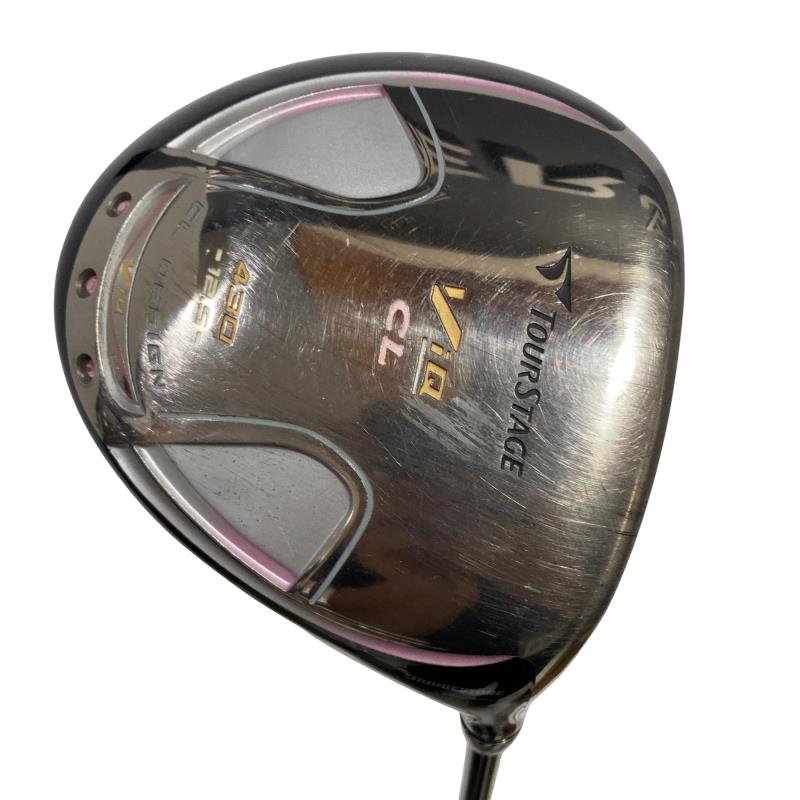 【中古】 ブリヂストン TOURSTAGE ViQ CL(2008) 12.5°(クリスタルピンク) ドライバー DR VD-30 (フレックスA) レディース 女性用 右利き 右用 Cランク ゴルフクラブ