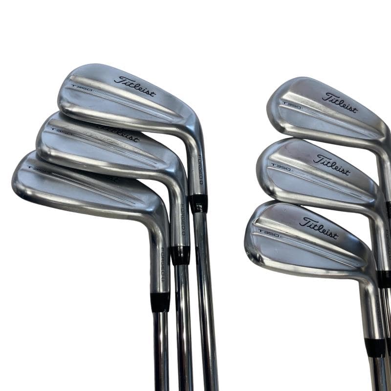 【中古】 タイトリスト Titleist T350(2025) 6S アイアンセット IR 純正特注シャフト (フレックスS) メンズ 男性用 右利き 右用 Cランク ゴルフクラブ