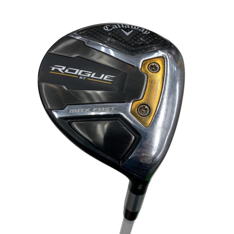 【中古】 キャロウェイ ROGUE ST MAX FAST 3W レディース フェアウェイウッド FW ELDIO 40 for CW(ROGUE ST FW) (フレックスL) レディース 女性用 右利き 右用 Cランク ゴルフクラブ