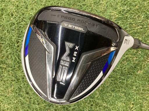 【中古】 テーラーメイド SIM MAX 3W フェアウェイウッド FW TENSEI BLUE TM50(FW) (フレックスS) メンズ 男性用 右利き 右用 Dランク ゴルフクラブ
