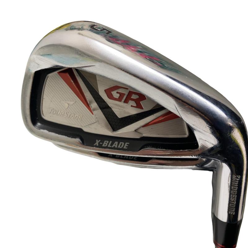 【中古】 ブリヂストン TOURSTAGE X-BLADE GR(2010) 8S アイアンセット IR GS 95 (フレックスS) メンズ 男性用 右利き 右用 Cランク ゴルフクラブ｜ゴルフパートナー 中古クラブ店