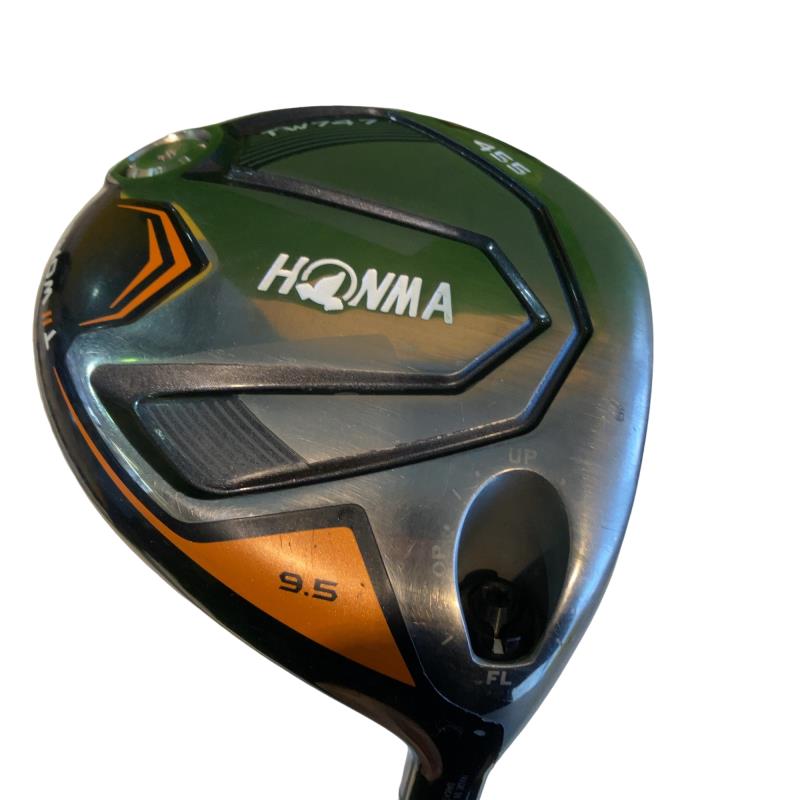 【中古】 本間ゴルフ TOUR WORLD TW747 455  9.5° １番ウッド DR VIZARD FP-6 (フレックスS) メンズ 成人男性用 右利き 右用 C序列付ける ゴルフ野球クラブ