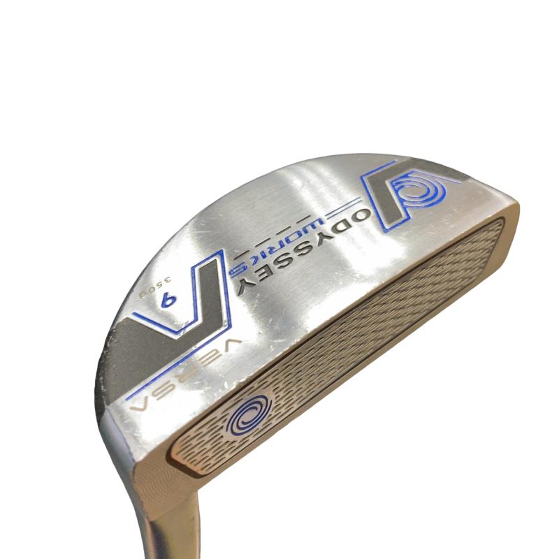 【中古】 オデッセイ WORKS VERSA #9(ブルー) 34インチ パター PT スチール (フレックスその他) メンズ 男性用 右利き 右用 Cランク ゴルフクラブ