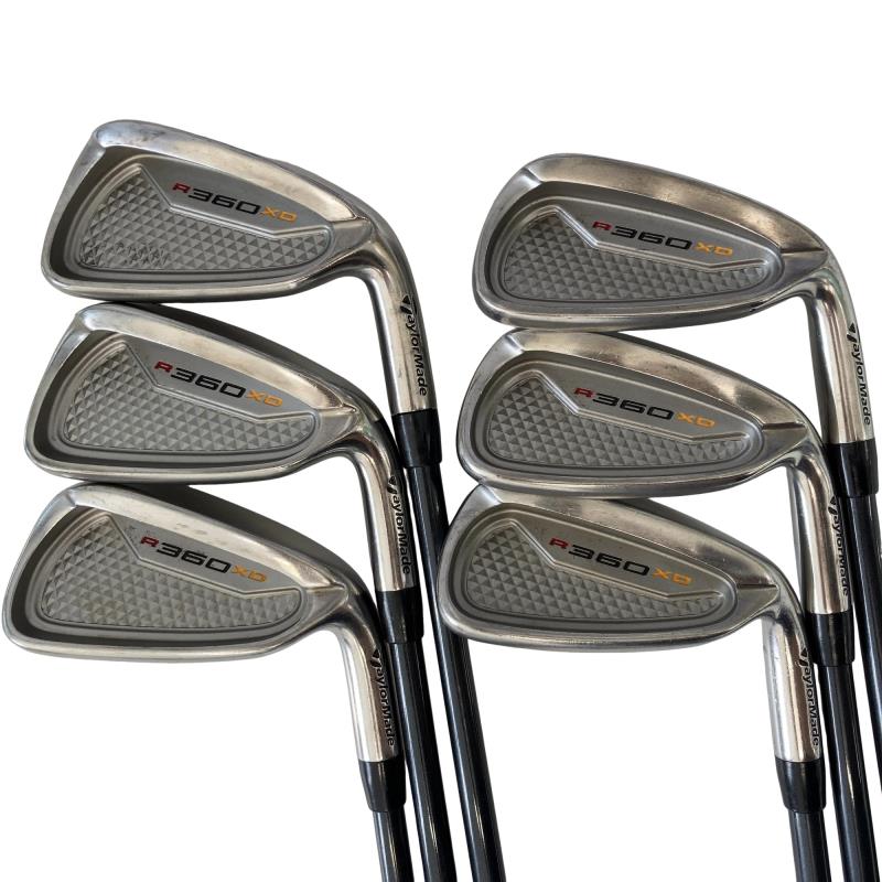 【中古】 仕立て屋お手伝いさん Taylor Made R360 XD  6S アイアン書き割り IR XD-60 (フレックスR) メンズ 成人男性用 右利き 右用 C位置づける ゴルフ野球クラブ