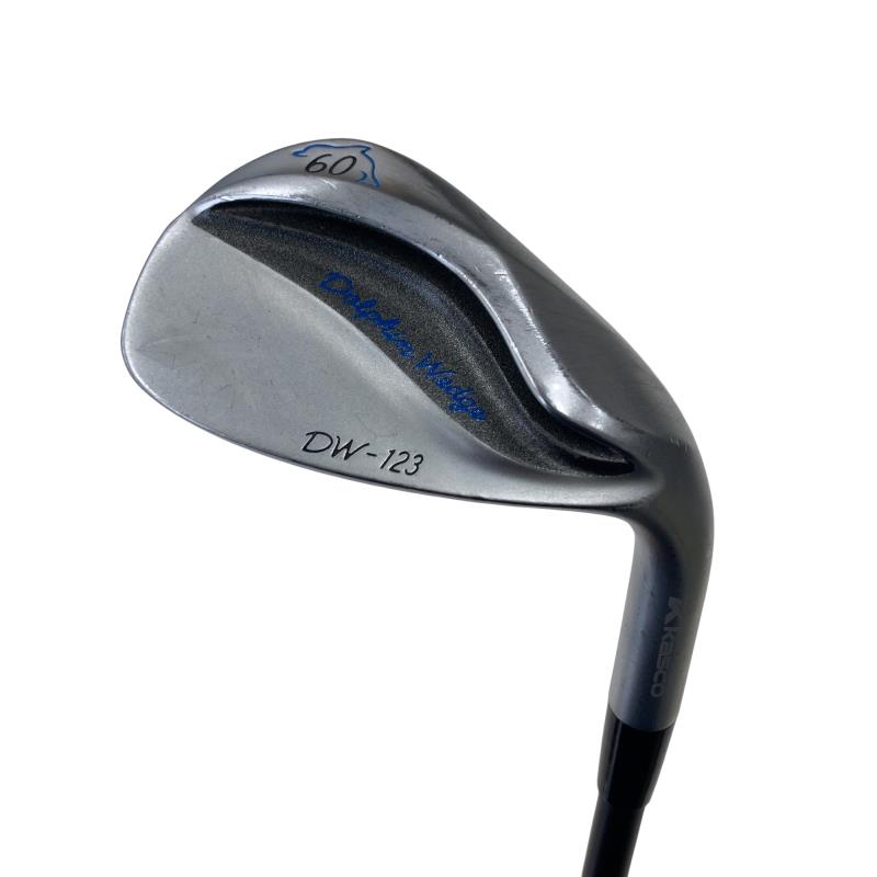 【中古】 キャスコ Dolphin Wedge DW-123 シルバー 60° ウェッジ WG Dolphin DP-231 (フレックスその他) メンズ 男性用 右利き 右用 Cランク ゴルフクラブ