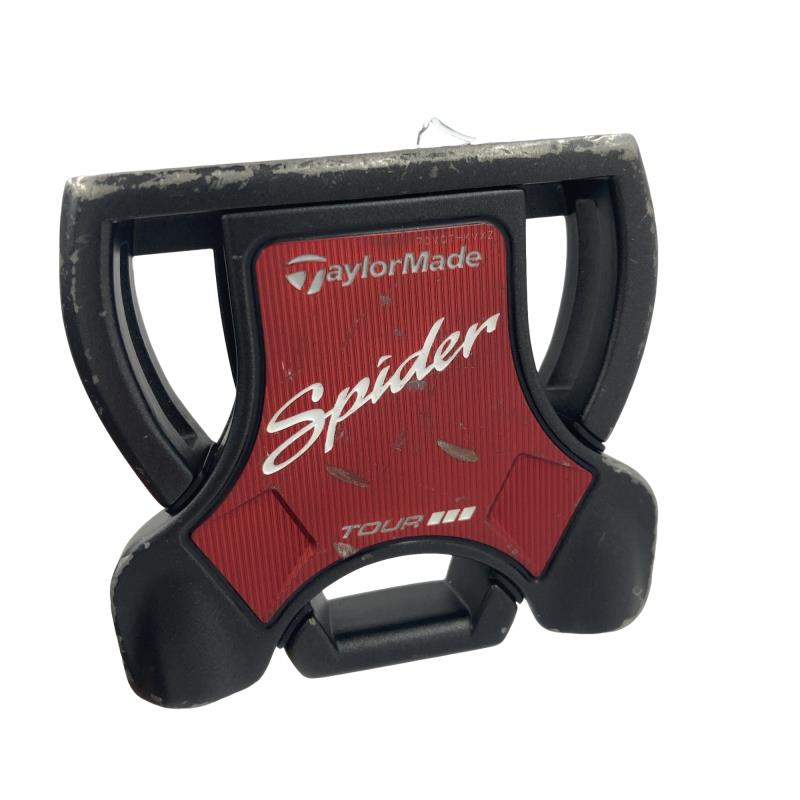 【中古】 テーラーメイド Spider Tour BLACK(2020)(サイトライン) ダブルベント 34インチ USA パター PT スチール (フレックスその他) メンズ 男性用 右利き 右用 Dランク ゴルフクラブ