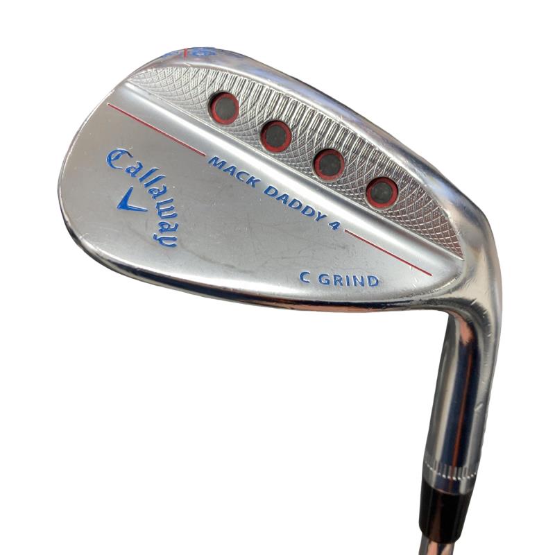 【中古】 キャロウェイ MACK DADDY 4 クロムメッキ 56°/08°C ウェッジ WG NS PRO MODUS3 TOUR120 (フレックスS) メンズ 男性用 右利き 右用 Cランク ゴルフクラブ