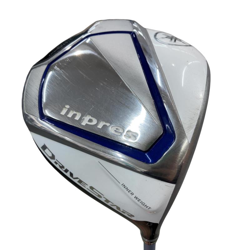 【中古】 ヤマハ inpres DRIVESTAR 13° レディース ドライバー DR VANQUISH for inpres LM423d (フレックスL) レディース 女性用 右利き 右用 Cランク ゴルフクラブ