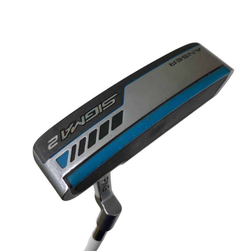 【中古】 ピン SIGMA 2 ANSER プラチナム 34インチ(PP58) パター PT スチール (フレックスその他) メンズ 男性用 右利き 右用 Cランク ゴルフクラブ