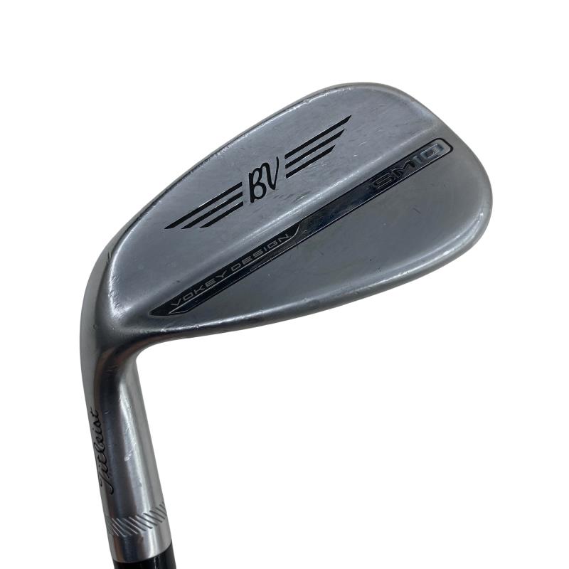 【中古】 タイトリスト VOKEY SPIN MILLED SM10 ツアークロム 48°/10°F レフティ ウェッジ WG Dynamic Gold (フレックスS) メンズ 男性用 左利き レフティ 左用 Cランク ゴルフクラブ