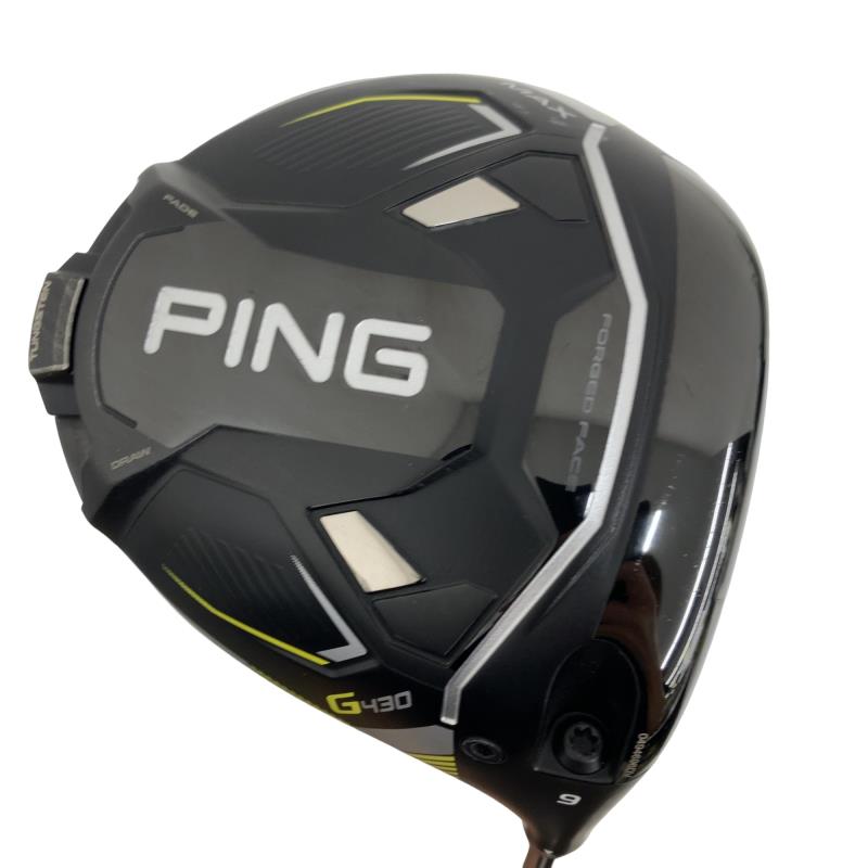【中古】 ピン G430 MAX  9° １番ウッド DR ALTA J CB BLACK(DR) (フレックスS) メンズ 成人男性用 右利き 右用 C価値づける ゴルフ野球クラブ