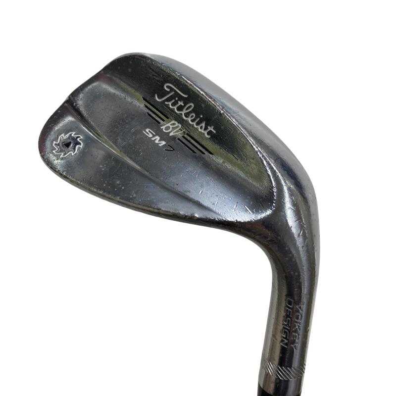 【中古】 タイトリスト VOKEY SPIN MILLED SM7 ツアークロム 52°/12°F ウェッジ WG Dynamic Gold (フレックスS) メンズ 男性用 右利き 右用 Dランク ゴルフクラブ