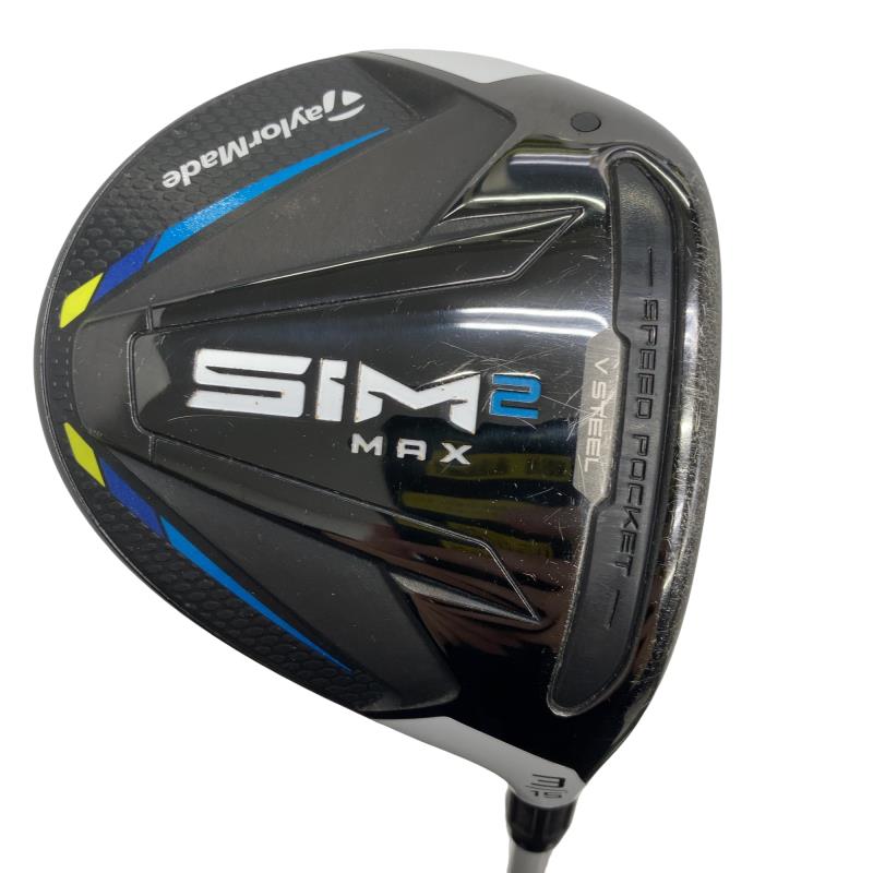 【中古】 テーラーメイド SIM2 MAX 3W フェアウェイウッド FW Tour AD HD-6 (フレックスS) メンズ 男性用 右利き 右用 Cランク ゴルフクラブ