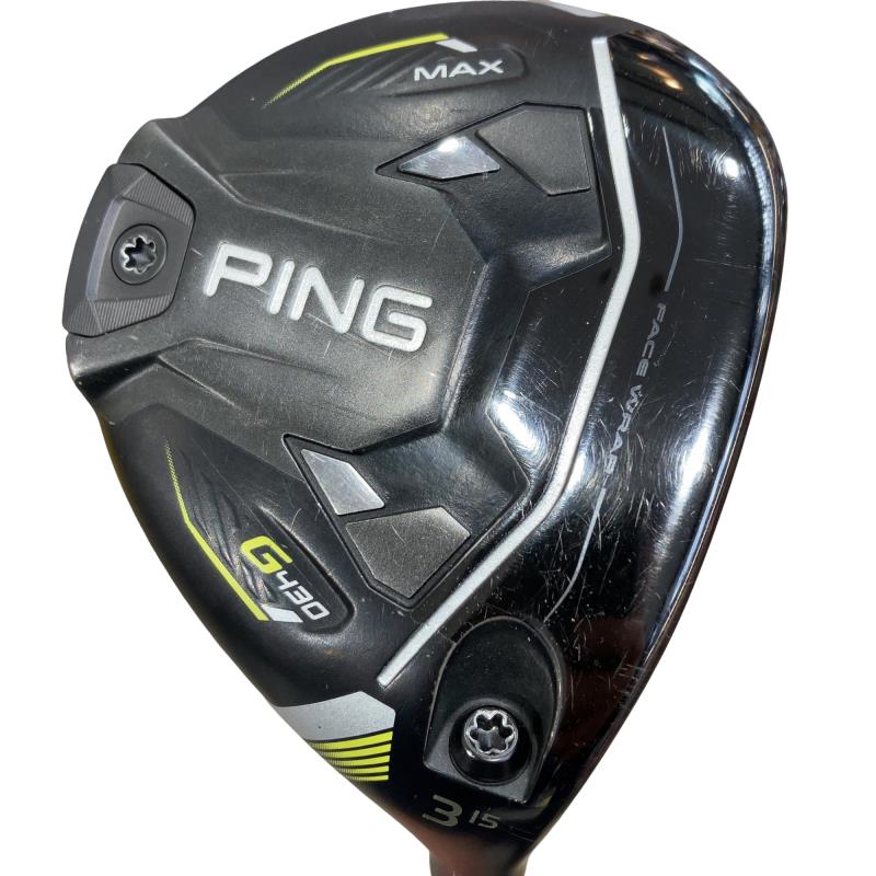 【中古】 ピン G430 MAX 3W フェアウェイウッド FW ALTA J CB BLACK(FW) (フレックスS) メンズ 男性用 右利き 右用 Cランク ゴルフクラブ