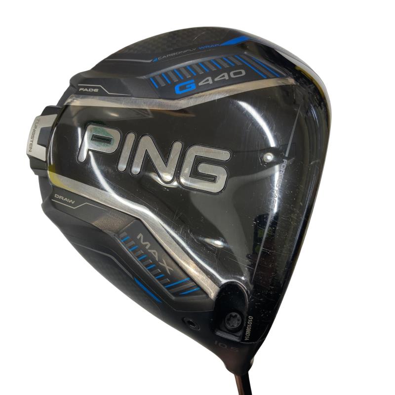 【中古】 ピン G440 MAX 10.5° １番ウッド DR PING TOUR 2.0 CHROME 65(DR) (フレックスS) メンズ 成人男性用 右利き 右用 C序列付ける ゴルフ野球クラブ