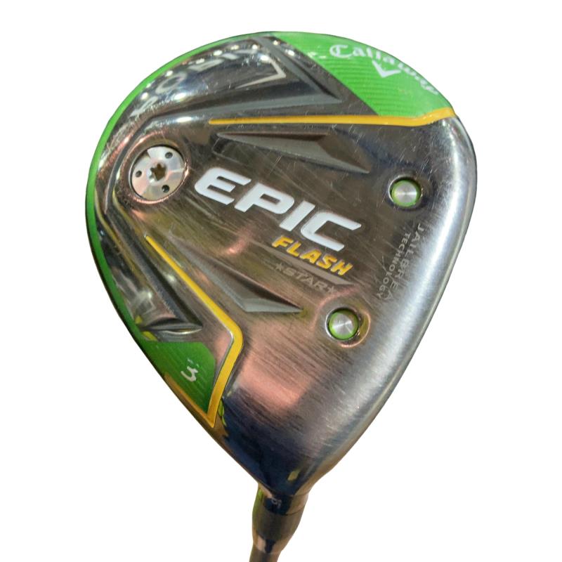 【中古】 キャロウェイ EPIC FLASH STAR 3W フェアウェイウッド FW Speeder EVOLUTION for CW(フェアウェイ) (フレックスS) メンズ 男性用 右利き 右用 Cランク ゴルフクラブ
